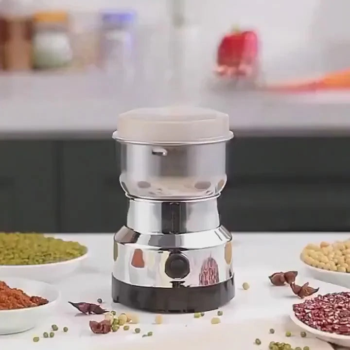 Mini Electric Grinder 85g | Stainless Steel Coffee Bean & Masala Grinder | Multifunctional Spice Grinder Machine 220–240V