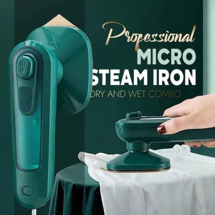 Portable Steam Iron with Spray β Mini Professional Travel Iron for Clothes, Dry & Wet Ironing
