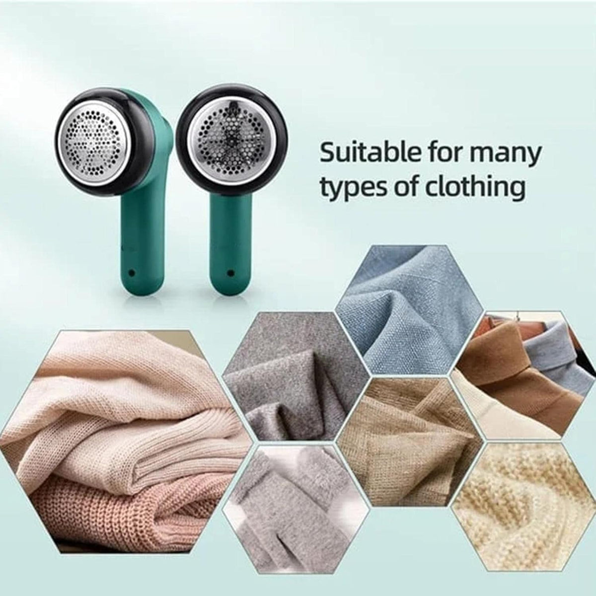 Rechargeable Lint Remover | Electric Fabric Shaver for Clothes, Sweaters & Upholstery
