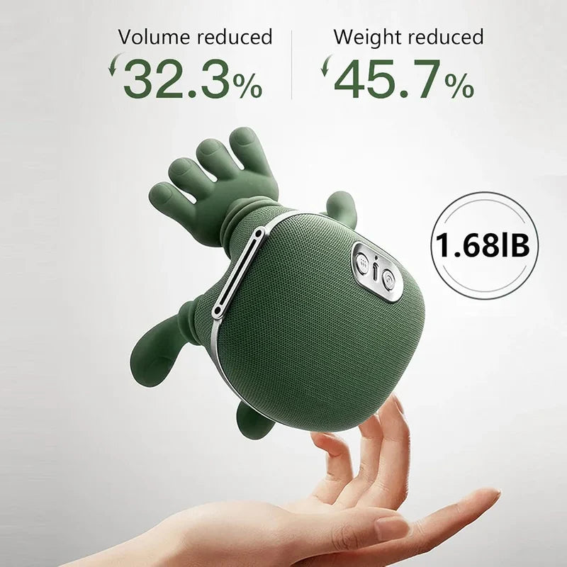 Smart Finger Pressure Neck Massager | Electric Heated Deep Kneading Massager for Neck, Back & Shoulders | Relaxation Device