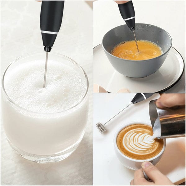 Rechargeable Coffee Beater (Big Box) | 2-in-1 Electric Coffee Frother & Egg Beater | 3-Speed Milk Frother & Mixer