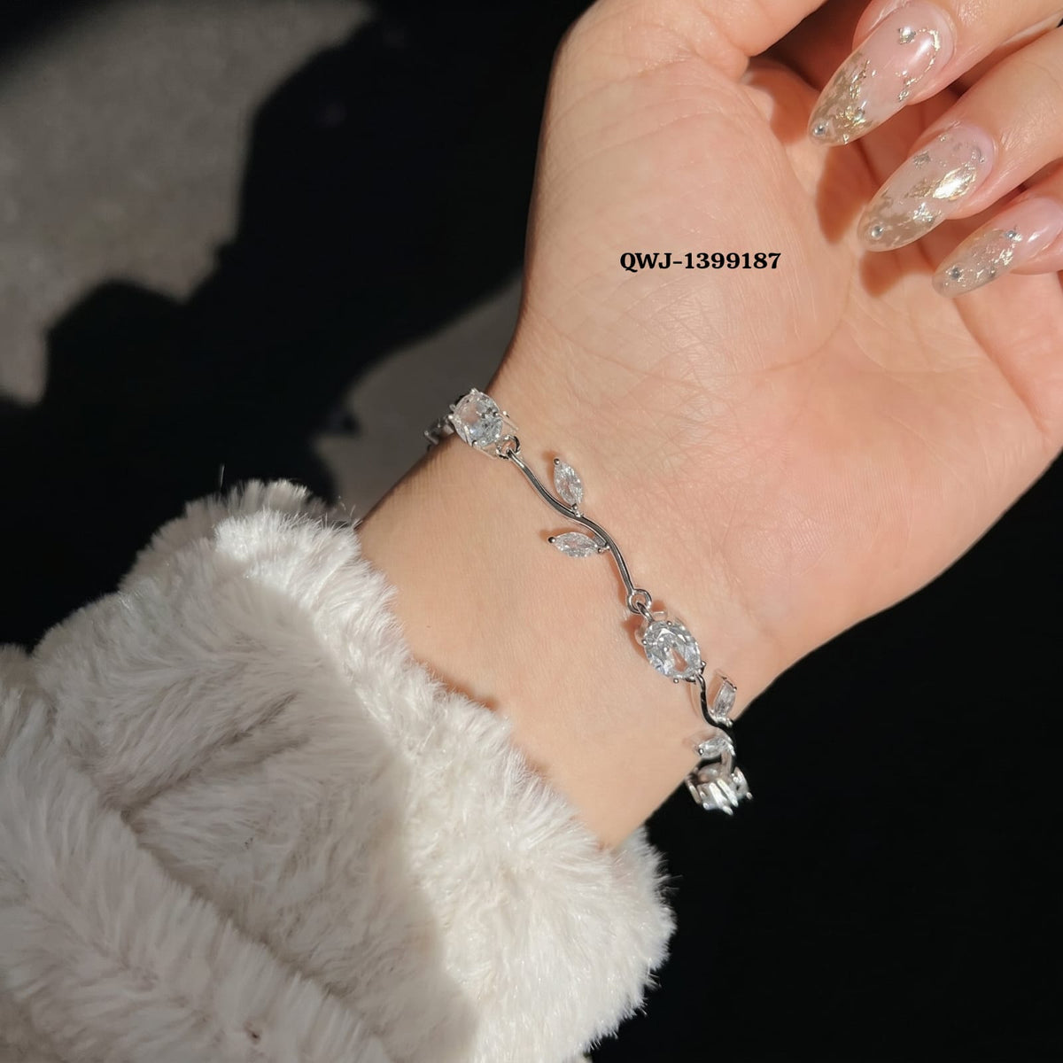 Tulip Bracelet for Women | Premium Stainless Steel Elegant Bracelet | Silver Finish | Random Color