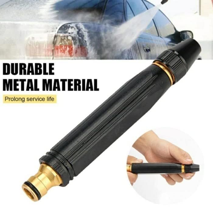 High Pressure Water Nozzle – Car Wash Hose Nozzle for Bike, Gardening, Windows & Outdoor Cleaning